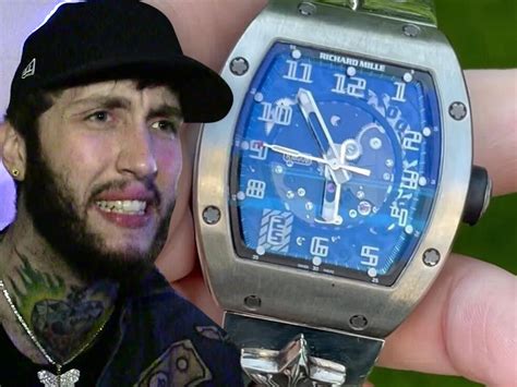 faze banks richard mille|faze banks chrome hearts watch.